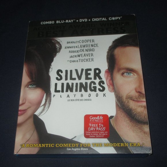 Silver Linings Playbook (Blu-ray Disc/DVD, 2013, 2-Disc Set) w/ slip cover - Picture 1 of 5